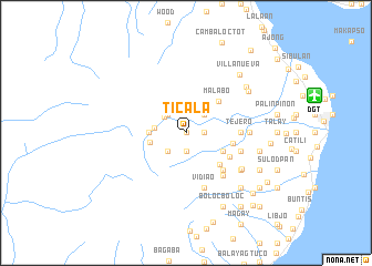 map of Ticala