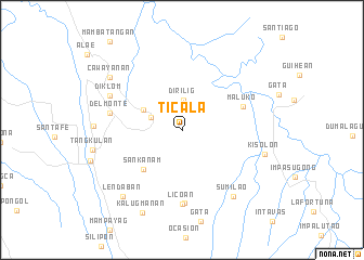 map of Ticala