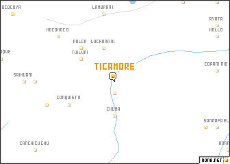 map of Ticamore