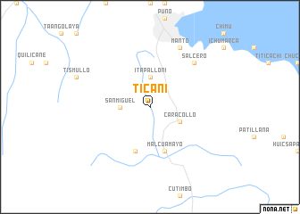 map of Ticani