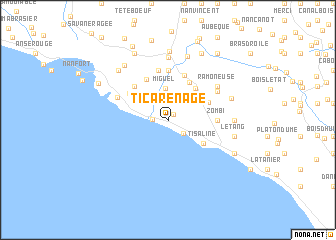 map of Ti Carénage