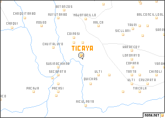 map of Ticaya