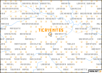 map of Ti Cayemites