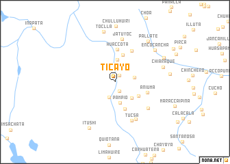 map of Ticayo