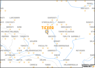 map of Ticera