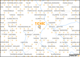 map of Tichac