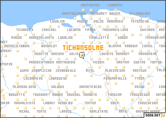 map of Ti Chansolme