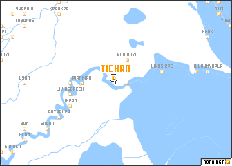 map of Tichán