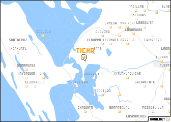 map of Ticha