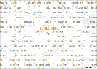 map of Tichelarij