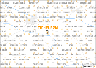 map of Tichelerij