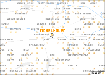 map of Tichelhoven