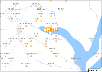 map of Ticheli