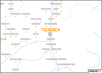 map of Tichgach