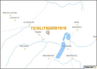 map of Tîchilît Aganataya