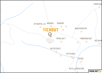 map of Tichout