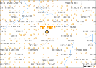 map of Ti Cienne