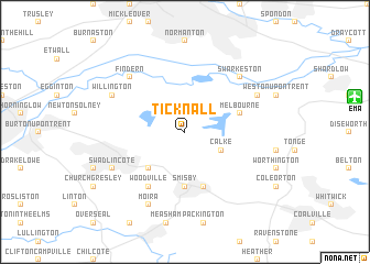 map of Ticknall