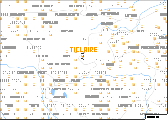 map of Ti Claire