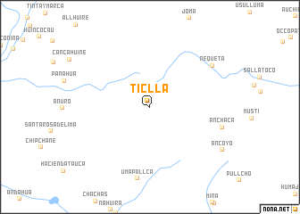 map of Ticlla