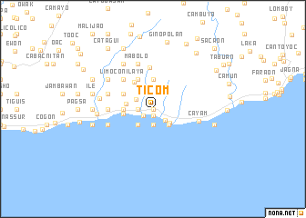 map of Ticom