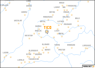 map of Tico