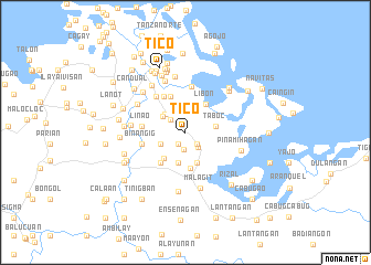 map of Tico