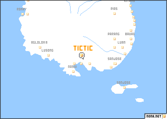 map of Tictic