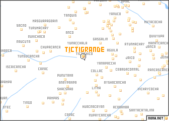 map of Ticti Grande