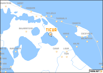 map of Ticua