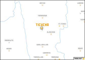 map of Ticucha