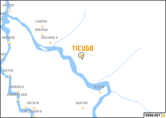 map of Ticudo