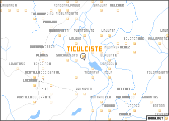 map of Ticulciste