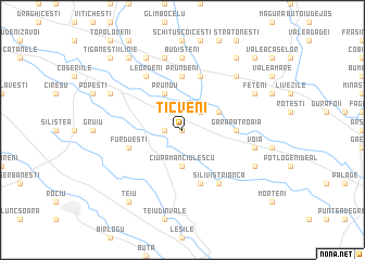 map of Ticveni