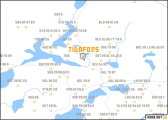 map of Tidafors