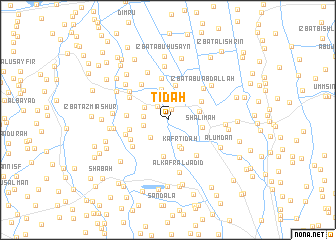 map of Tīdah