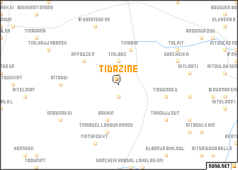 map of Tidazine