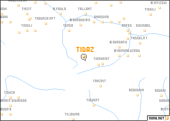 map of Tidaz