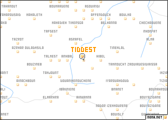 map of Tiddest