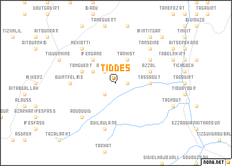 map of Tiddes