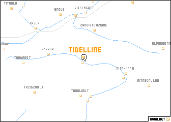 map of Tidelline