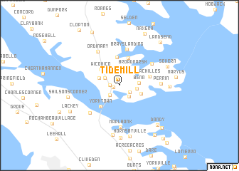 map of Tidemill