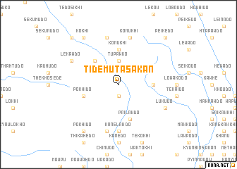 map of Tidemuta Sakan