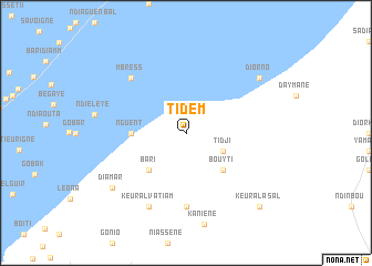 map of Tidem