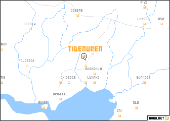 map of Tidenuren