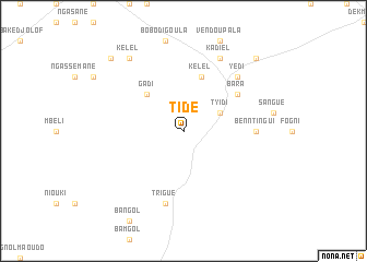 map of Tidé