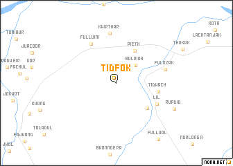 map of Tidfok