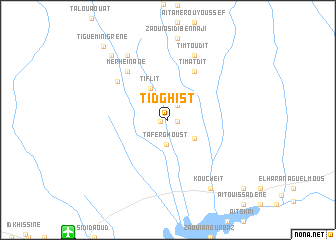 map of Tidghist
