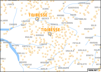 map of Tidibesse