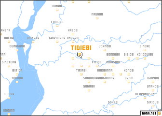 map of Tidiebi